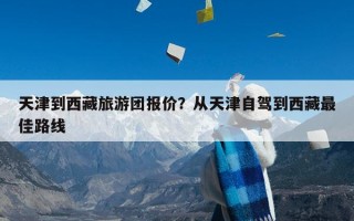 天津到西藏旅游团报价？从天津自驾到西藏最佳路线