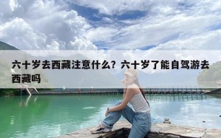 六十岁去西藏注意什么？六十岁了能自驾游去西藏吗