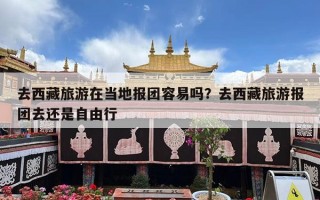 去西藏旅游在当地报团容易吗？去西藏旅游报团去还是自由行