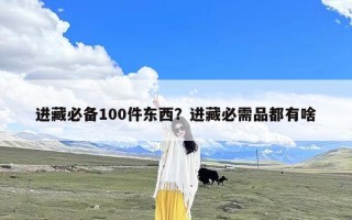 进藏必备100件东西？进藏必需品都有啥