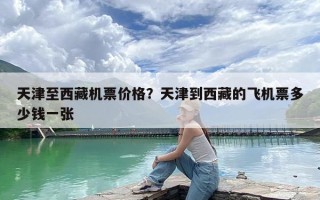 天津至西藏机票价格？天津到西藏的飞机票多少钱一张