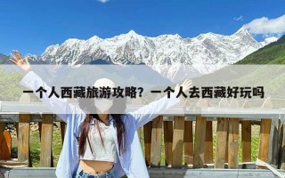 一个人西藏旅游攻略？一个人去西藏好玩吗