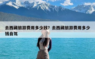 去西藏旅游费用多少钱？去西藏旅游费用多少钱自驾