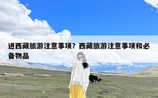 进西藏旅游注意事项？西藏旅游注意事项和必备物品