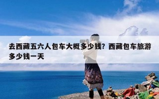 去西藏五六人包车大概多少钱？西藏包车旅游多少钱一天