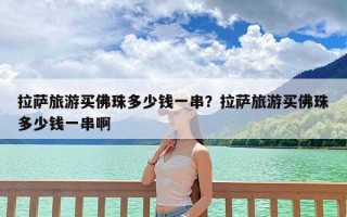 拉萨旅游买佛珠多少钱一串？拉萨旅游买佛珠多少钱一串啊
