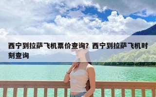 西宁到拉萨飞机票价查询？西宁到拉萨飞机时刻查询