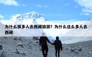 为什么很多人去西藏旅游？为什么这么多人去西藏