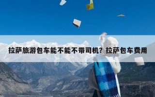 拉萨旅游包车能不能不带司机？拉萨包车费用