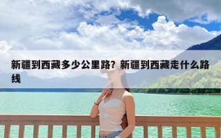 新疆到西藏多少公里路？新疆到西藏走什么路线