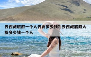 去西藏旅游一个人去要多少钱？去西藏旅游大概多少钱一个人