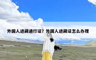 外国人进藏通行证？外国人进藏证怎么办理